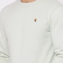 Red Tape Green Regular Fit Solid Sweatshirt image 5