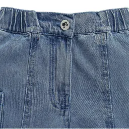 Tiny Girl Girls Dark Blue Cotton Cargo Pants image 5