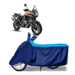 Auto Pearl Two Wheeler Cover for KTM 1050 Adventure BS6 - Cyan, Blue-picture-28