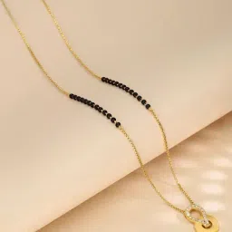 Malabar Gold and Diamonds 22k (916) BIS Hallmark Yellow Gold Short Mangalsutra-picture-12