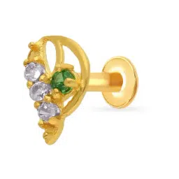 Malabar Gold and Diamonds 22k Gold Nosepin for Women-picture-38