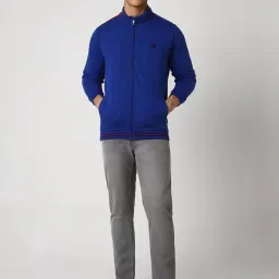 Van Heusen Blue Regular Fit Sweatshirt image 4