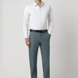 Peter England Grey Slim Fit Trousers image 4