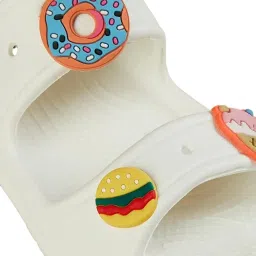 Fame Forever by Lifestyle Girls White Back Strap Sandals image 5