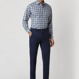 Van Heusen Blue Regular Fit Checks Shirt image 4
