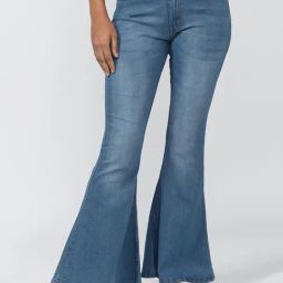 FOREVER 21 WOMEN MID WAIST FLARED FIT ANKLE LENGTH JEANS-picture-5