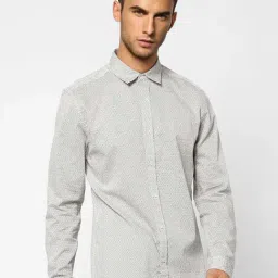 Jack & Jones Grey Cotton Regular Fit Printed Shirt-picture-37