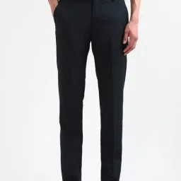 Arrow Grey Regular Fit Self Pattern Trousers-picture-17