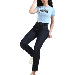 Tommy Hilfiger Vessel Blue Logo Regular Fit T-Shirt image 5