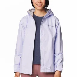 Columbia Snow White Plain Rain Jacket image 5