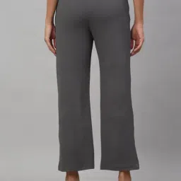 NEUDIS Grey Regular Fit Mid Rise Trousers image 2