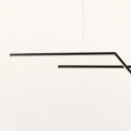 Whispering Homes Parallel Fold 2-Light Chandelier - Black image 3