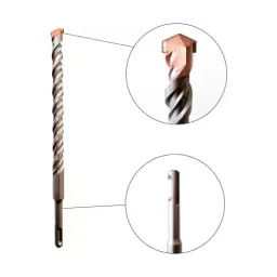 LXMI 18x260 mm Stainless Steel Hammer Drill Bit, AZSHDB18-26_1 image 3