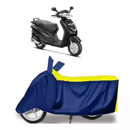 Auto Pearl Bike Cover for Hero Duet 125CC (Yellow & Blue)-picture-40