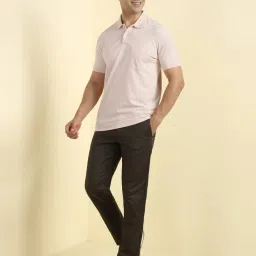 Allen Solly Pink Regular Fit Printed Polo T-Shirt image 5