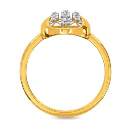 Kisna Diamond & Gold Jewellery Quinn 18k (750) Diamond & Gold Ring For Women image 5