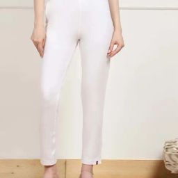 Biba White Fitted Trousers-picture-42