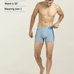 XYXX Light Blue Micro Modal Trunks image 5