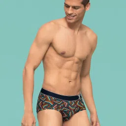 XYXX Multicolor Printed Cotton Briefs - Pack of 2 image 5