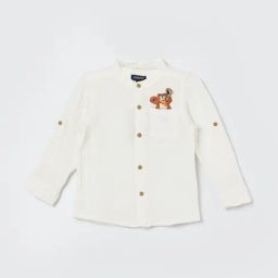 Juniors by Lifestyle Off White Regular Fit Shirt-picture-29