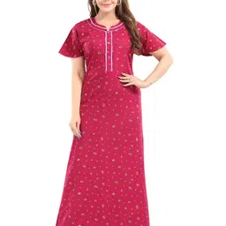 TRUNDZ Printed Maxi Nightdress-picture-41