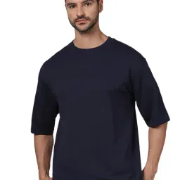 celio* Navy Regular Fit Crew T-Shirt-image-30