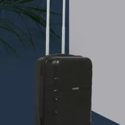 Teakwood Leathers DUNE Black Textured Small Hard Sided Cabin Trolley-picture-11