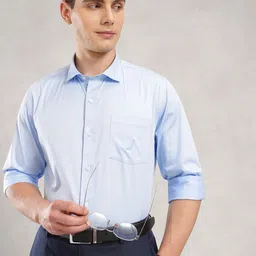 Nautica Men PrestigeFit Premium Cotton Formal Shirt-image-56