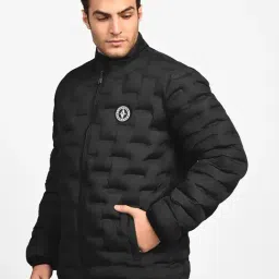 Skechers Black Polyester Regular fit Jackets image 3