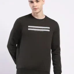 Monte Carlo Olive Regular Fit Printed Sweatshirt-picture-41