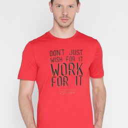 Alcis Men Red Printed Round Neck T-shirt-picture-45