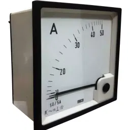 Meco-G 0-1500 A MI-96 Moving Coil 90° DC Interchangeable Scale Ammeter (With External Shunt) - 96 x 96 mm Sq.-picture-44