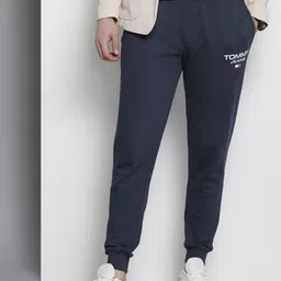 Tommy Hilfiger Organic Cotton Brand Logo Printed Joggers-picture-24