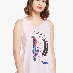 mack jonney VIMAL JONNEY Women Pink Printed Top-picture-23
