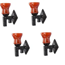 SOMIL Orange Glass Cylinder Printed Wall Lamps-picture-21