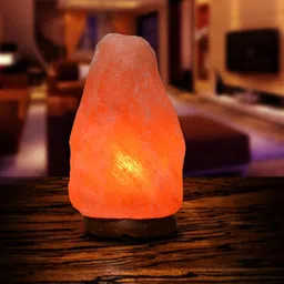 Genri ( 3-4 Kgs ) Himalayan Rock Salt Lamp in Natural Shape for Positive Energy, Vastu, Fengshui, Healing, Peace, Harmony, Purification, Diwali Gift, Rakshabandhan Gift, Pack of 1 image 5