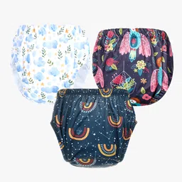 Chinmay Kids Baby Panty Boys and Girls Reusable Washable Printed Panty Pack of 3-image-37