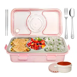 FunBlast Insulated Lunch Box with Spoon, Fork & Chopsticks Pink-image-20