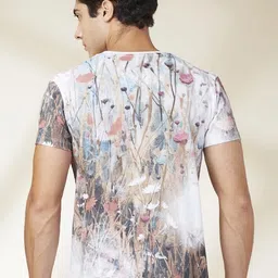 Being Human Men Solid Round Neck Cotton T-shirt image 2