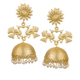 piah Gold-Toned Brass Earrings-picture-28
