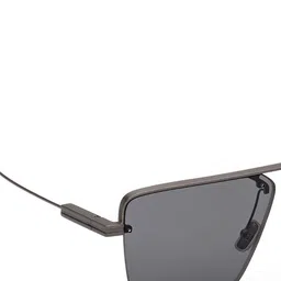 Ermenegildo Zegna Men Half Rim Square Sunglasses with UV Protected Lens EZ0245 61 20A image 2