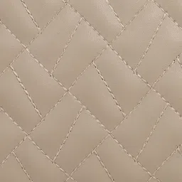 Mochi Beige Stylish Spacious Quilted Medium Cross Body Bag image 5