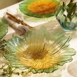 Pure Home and Living Green Glass Serving Bowls-picture-47