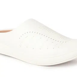 Fausto Men's White Mule Shoes image 5