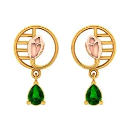 P.C. Chandra Jewellers 14k Gold Earrings for Women-image-3