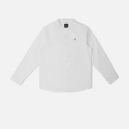 Allen Solly Kids White Cotton Shirt-image-0