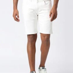 Pepe Jeans White Skinny Fit Denim Shorts-picture-42