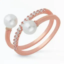 Malabar Gold and Diamonds 18k (750) BIS Hallmark Rose Gold Cocktail Ring for Women-picture-39
