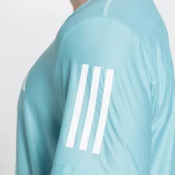 Adidas Turquoise Regular Fit Sports T-Shirt image 5