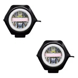 AllExtreme EXU23F2 U23 Auxiliary Fog Lamp Waterproof Driving Spot LED Lights with Blue Demon and Red Angel Eyes USB Charging Light for Bike Cars Truck ATV SUV Jeep Boat (30W, Multi Color, 2 PCS)-picture-41